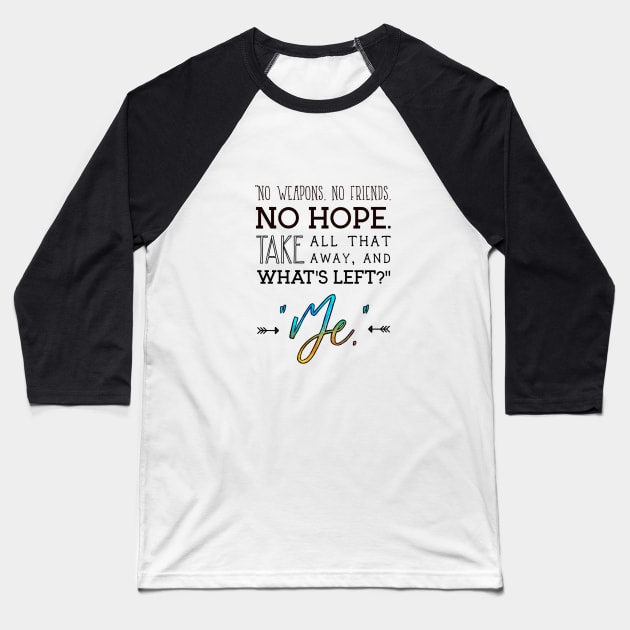 Buffy Quote Baseball T-Shirt by quotify